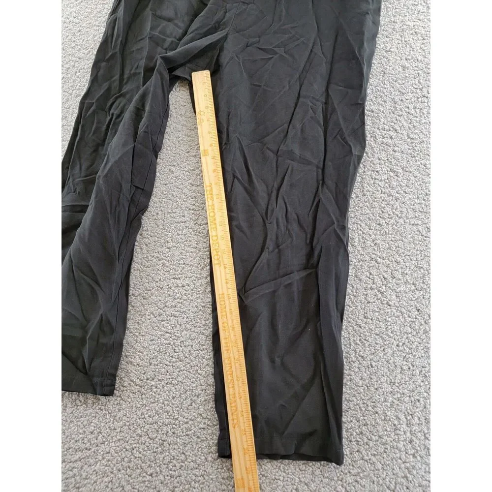 VINCE CAMUTO Paperbag Waist Pants Women's 16 Black Cropped Button Zip Closure - Picture 7 of 15